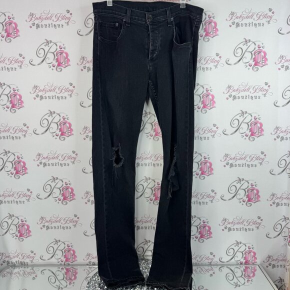 rag & bone jeans bottoms pants rips Black Distressed Skinny leg standard issue - Picture 1 of 15
